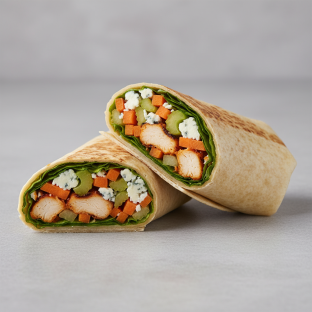 Buffalo Wrap with Chef's Salad Buffalo Wrap with Chef's Salad