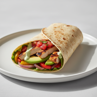Fajita Wrap with Chef's Salad Fajita Wrap with Chef's Salad