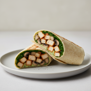 Teriyaki Wrap with Chef's Salad Teriyaki Wrap with Chef's Salad