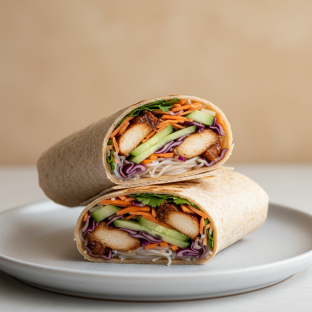 Hoisin Chicken Wrap with Chef's Salad Hoisin Chicken Wrap with Chef's Salad