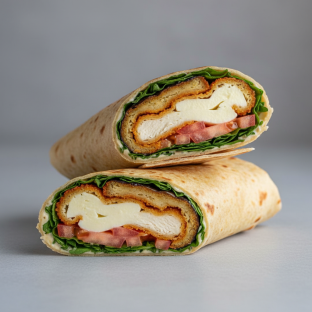 Sicilian Wrap with Greek Salad Sicilian Wrap with Greek Salad