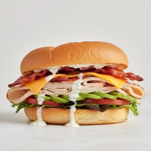 Turkey Bacon Ranch Sandwich Turkey Bacon Ranch Sandwich