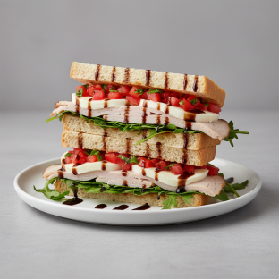 Turkey Caprese Sandwich Turkey Caprese Sandwich