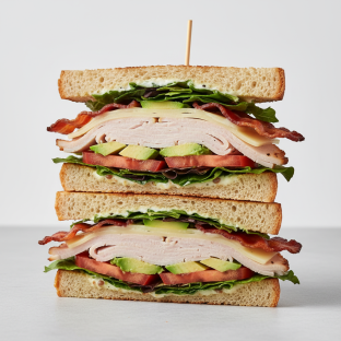 Smoked Turkey Club Sandwich Smoked Turkey Club Sandwich