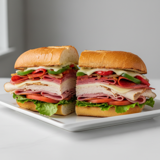 The Bomb Sandwich with Greek Salad The Bomb Sandwich with Greek Salad