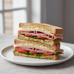 Ham and Swiss Sandwich Ham and Swiss Sandwich