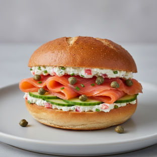 Smoked Salmon Sandwich Smoked Salmon Sandwich