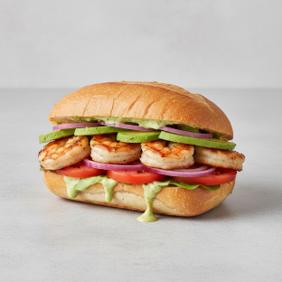 Baja Shrimp Sandwich Baja Shrimp Sandwich