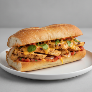 Chicken Fajita Sandwich Chicken Fajita Sandwich