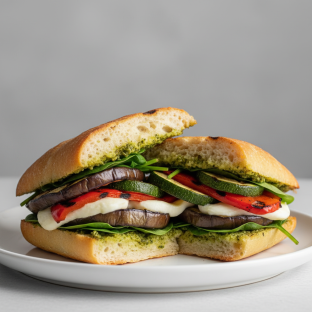 Grilled Veggie Sandwich Grilled Veggie Sandwich