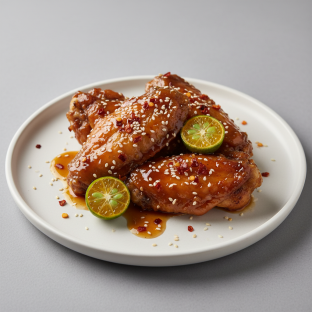 Sweet and Spicy Sticky Wings Sweet and Spicy Sticky Wings