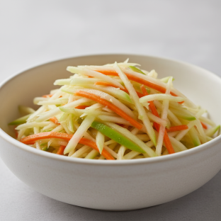 Green Papaya and Green Apple Slaw Green Papaya and Green Apple Slaw