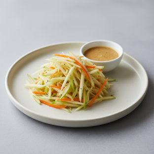 Mestiza Slaw with Miso Sesame Dressing Mestiza Slaw with Miso Sesame Dressing