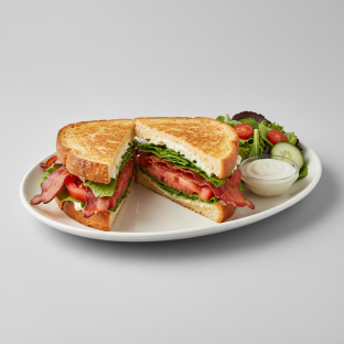 BLT Sandwich with Side Salad