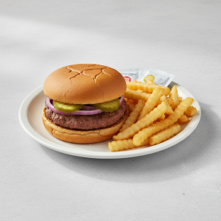 Gluten Free Hamburger with Fries