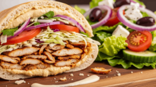 Chicken Shawarma Sandwich Combo