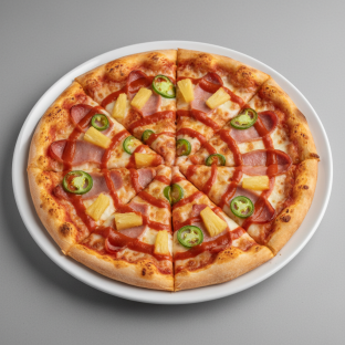 Angry Hawaiian Pizza