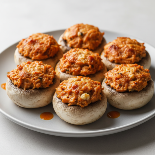 Buffalo Chicken Stuffed Mushrooms Buffalo Chicken Stuffed Mushrooms