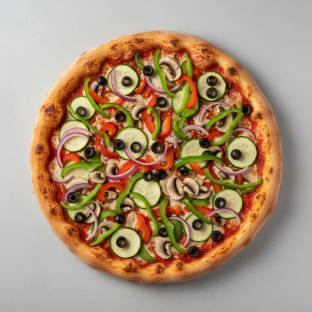 18" Hand-Tossed Veggie Pizza