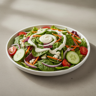 Side Mixed Greens Salad with Bleu Cheese Dressing