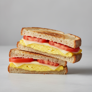 Breakfast Panini with Fresh Tomato
