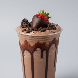 Chocolate Dipped Strawberry Moon Shake