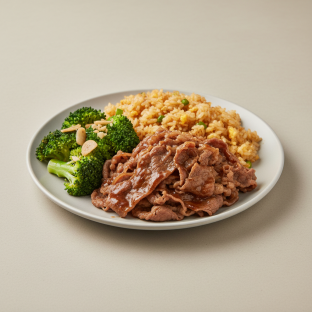 Nikudon with Fried Rice and Shredded Cabbage Nikudon with Fried Rice and Shredded Cabbage