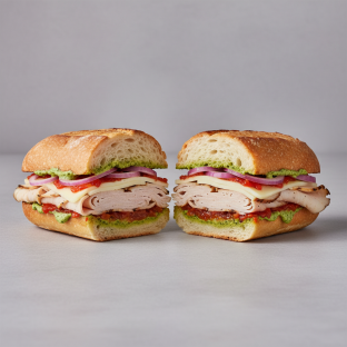 Turkey Pesto Sandwich Turkey Pesto Sandwich