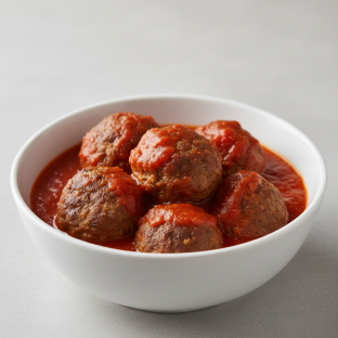 Meatballs with Fresh Marinara