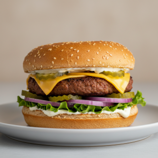 Gluten Free Vegan Impossible Burger