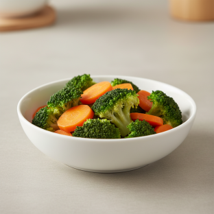 Clean Steamed Vegetables
