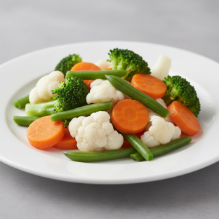 Clean Steamed Vegetables Clean Steamed Vegetables