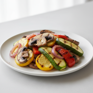 Grilled Mushroom Veggie Mix Grilled Mushroom Veggie Mix