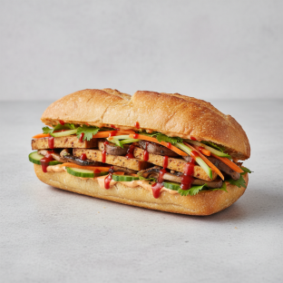 Marinated Tofu Banh Mi