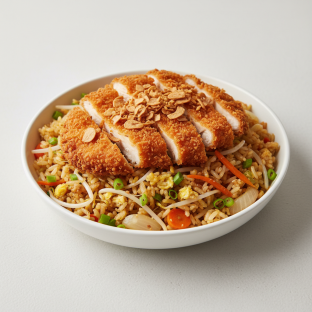Crispy Chicken Fried Rice