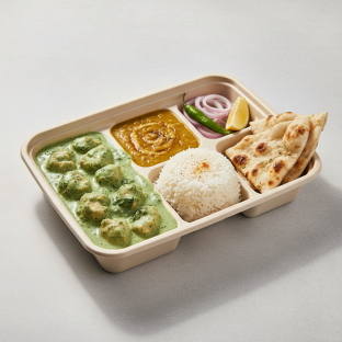 [NO GARLIC] Chicken Saag Box