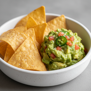 Side of Chips and Guacamole