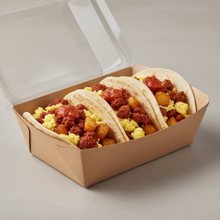 Chorizo and Egg Breakfast Taco Box