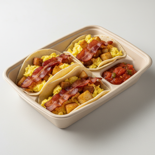 Bacon and Egg Breakfast Taco Box