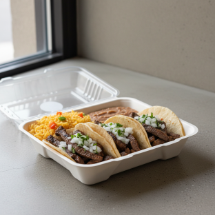 Mexican Style Steak Taco Box on Corn Tortillas [16oz]