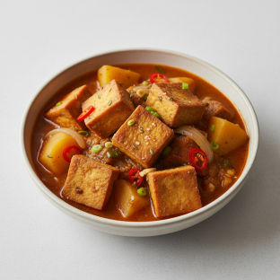 Spicy Jamacian Tofu Curry
