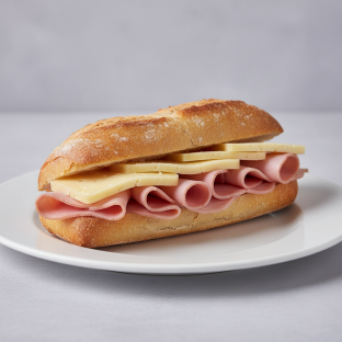 French Ham and Gouda Sandwich