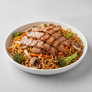 Mongolian Pork Teriyaki Noodles