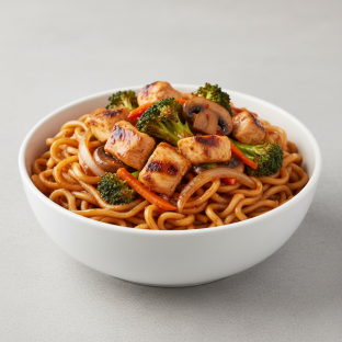 Mongolian Chicken Spicy Teriyaki Noodles