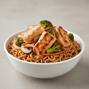 Mongolian Crab Teriyaki Bowl