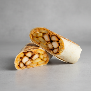 Algerian Chicken Wrap Algerian Chicken Wrap
