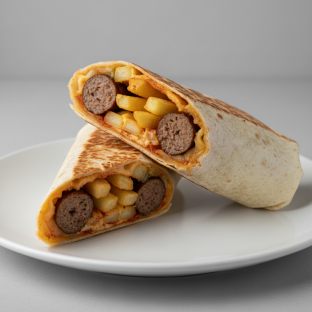 Algerian Merguez Wrap Algerian Merguez Wrap