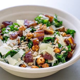 Cheese-Free Dressed Kale Salad