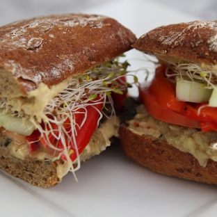 Veggie Sandwich with Allergen Free Salad