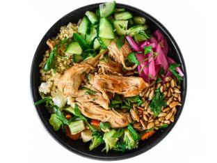 Chicken Hearty Bowl with Avocado with Smoky Chipotle Sauce